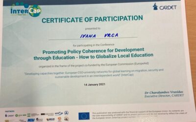KONFERENCIJA “PROMOTING POLICY COHERENCE FOR DEVELOPMENT THROUGH EDUCATION: HOW TO GLOBALIZE LOCAL EDUCATION?”