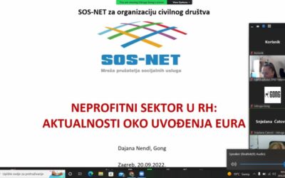 NEPROFITNI SEKTORU U RH – AKTUALNOSTI OKO UVOĐENJA EURA