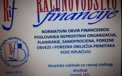 Predavanje na “Normativni okvir financijskog poslovanja neprofitnih organizacija”