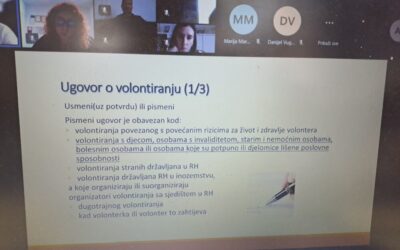 ONLINE RADIONICA UDRUGE MI SPLIT, – Upravljanje volonterima