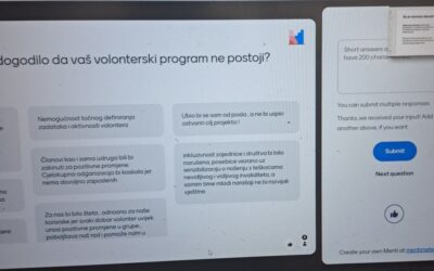MJERENJE UTJECAJA VOLONTIRANJA