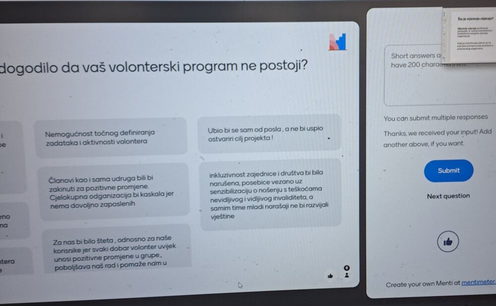 MJERENJE UTJECAJA VOLONTIRANJA