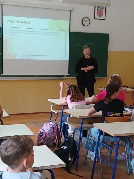 Radionica “Prevencija nasilja – Prava djece” u OŠ Marjan